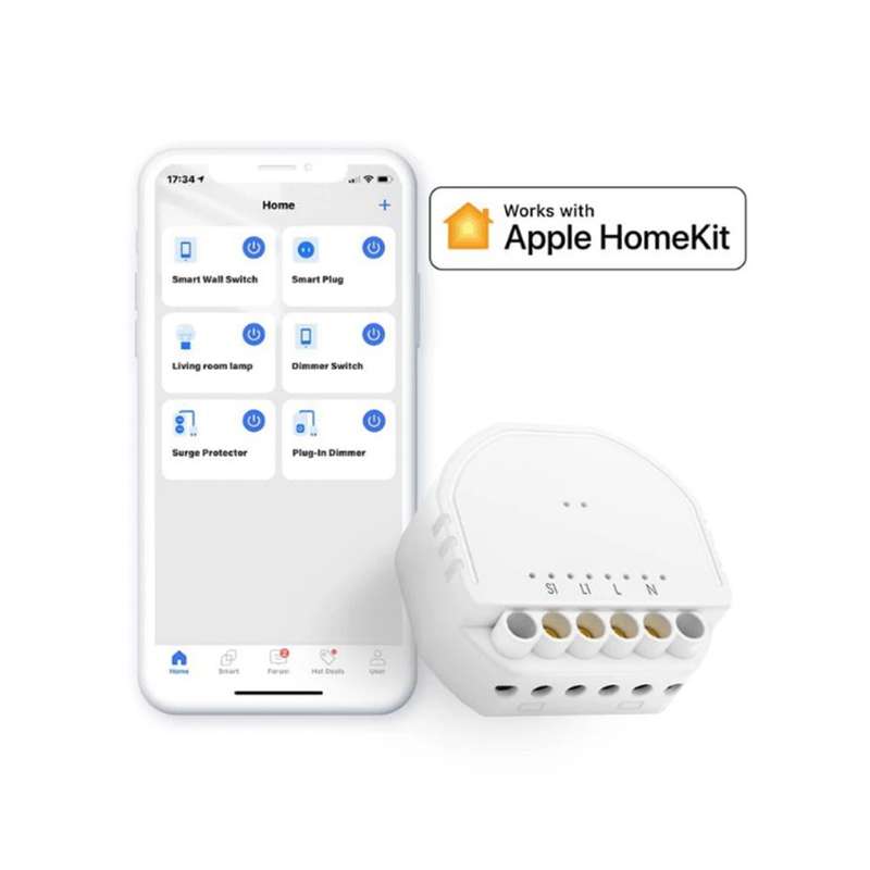 Meross Smart Wi-Fi In-Wall Switch MSS810HK - 1 Pack