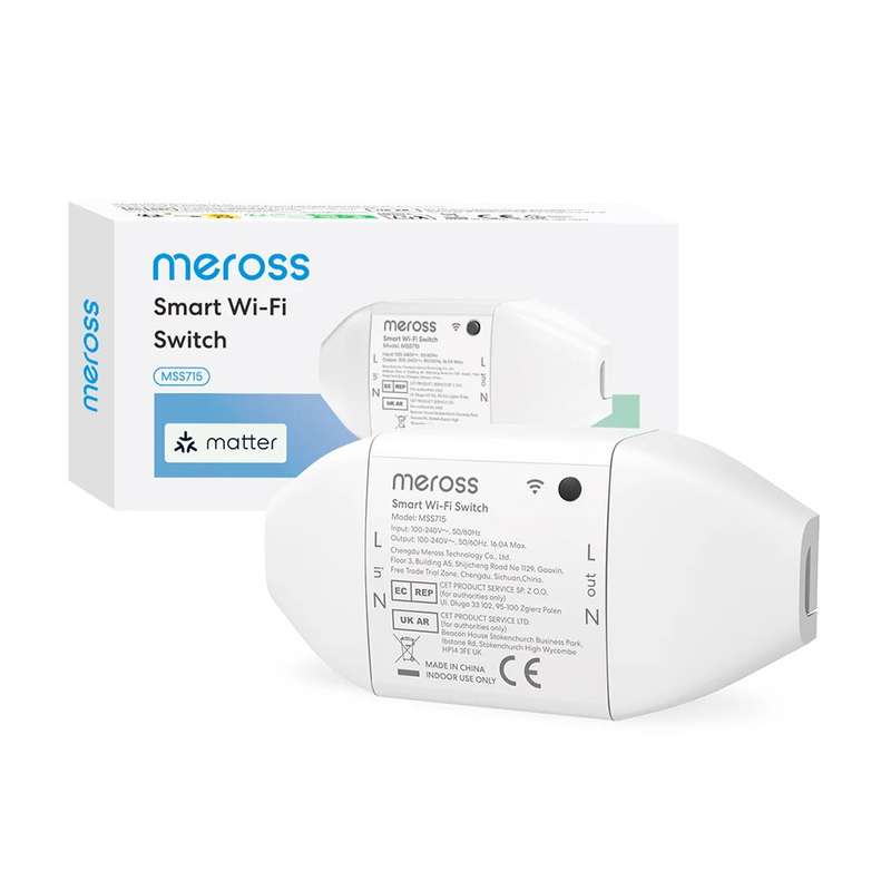 Meross Matter Smart DIY Switch with Energy Monitor / MSS715MA