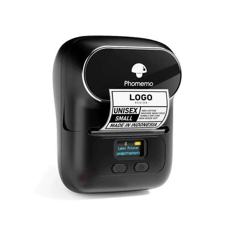 Phomemo M110 Bluetooth Portable Thermal Business Label Maker Black