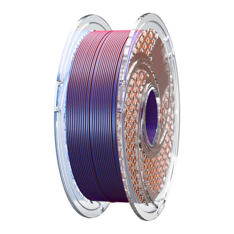 SA Filament PLA+ Silk Dual Filament Blue Blood  Royal Blue & Merlot