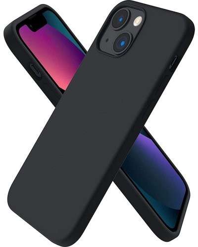 Tuff-Luv Soft Feel Liquid Silicone Case for Apple iPhone 13 Mini - Black
