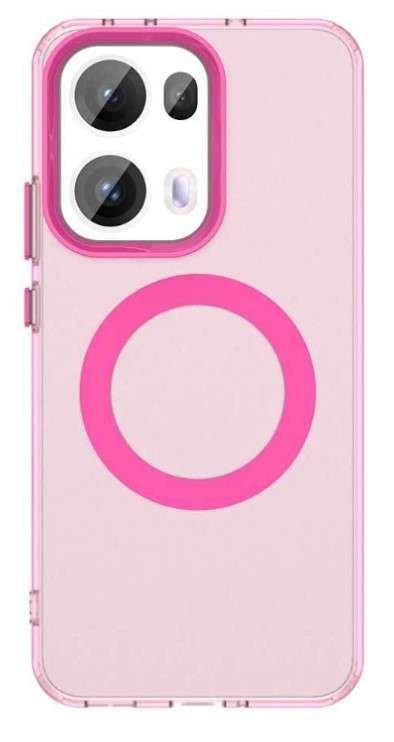 Oppo Reno 13 5G Case Cover- Supports Wireless Charging Pink