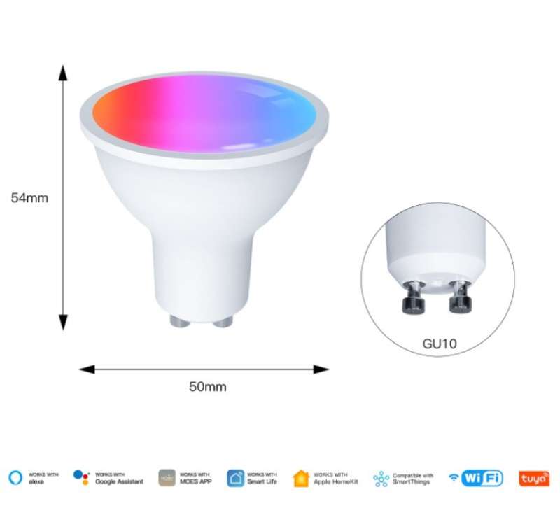 GU10 Matter-Certified RGB Bulb