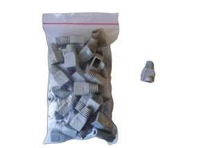 Acconet RJ45 Connector Boots  Grey  50 Pack