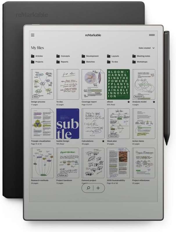 reMarkable Paper Pro Bundle  Premium Leather | Includes 11.8 reMarkable Paper Tablet- Marke...