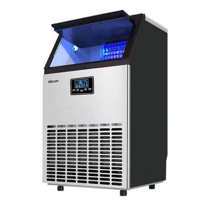 55KG Commercial Ice Machine (Plumbed-In) - high ice production capacity of 55kg per 24 hours (Ice...