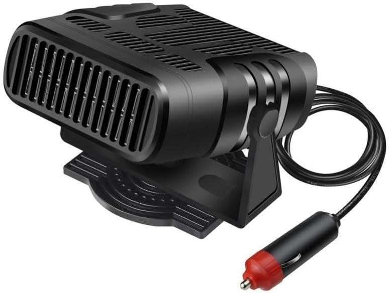 2-in-1 12V 120W Portable Mini Car Heater Fan