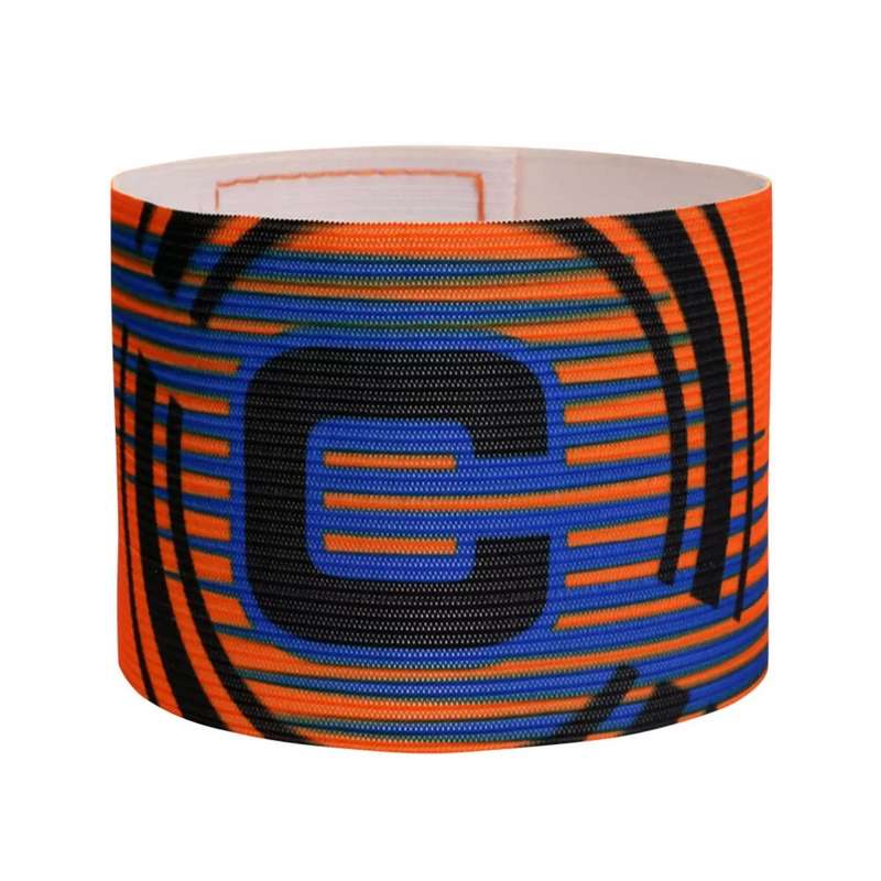 Captain's Armband with Velcro Fastener - Available in Various Colours Orange