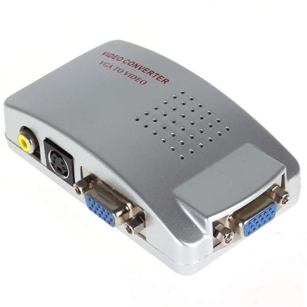 VGA to AV (RCA) Video Conversion Box