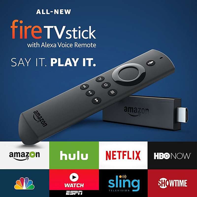 Amazon Fire TV Stick with Alexa Voice Remote (2nd Generation) - 0.30g
