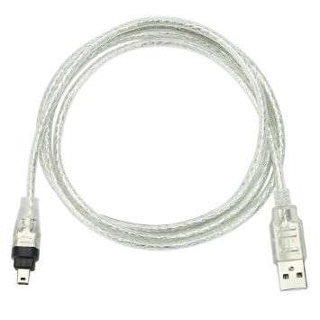 Unbranded FWR004  USB A to Firewire 4 Pin Male Cable - Unbranded
