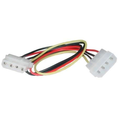 Unbranded MOLEX002  4 Pin Molex Male to Molex Female Cable - Unbranded