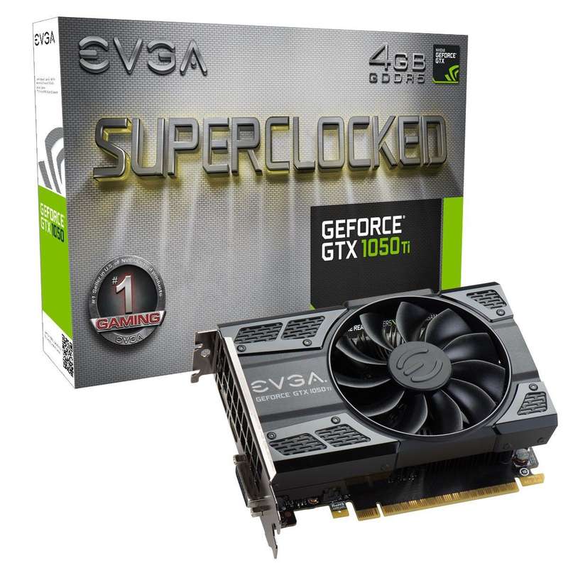 EVGA GeForce GTX 1050 Ti SC 4GB Graphics Card (N1050TI-4GBSC-6253) - MSI