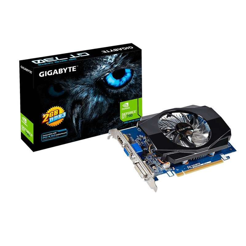 Gigabyte nVidia GT 730 2GB Graphics Card (GV-N730D3-2GI) - GIGABYTE