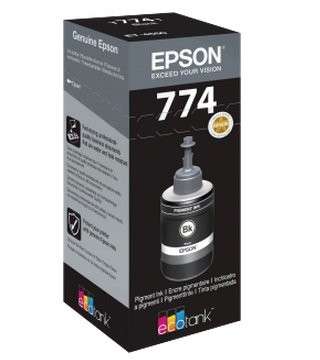 EPSON - INK - BLACK INK BOTTLE T7741 PIGMENT 140ML M100/M105/M200 - Epson