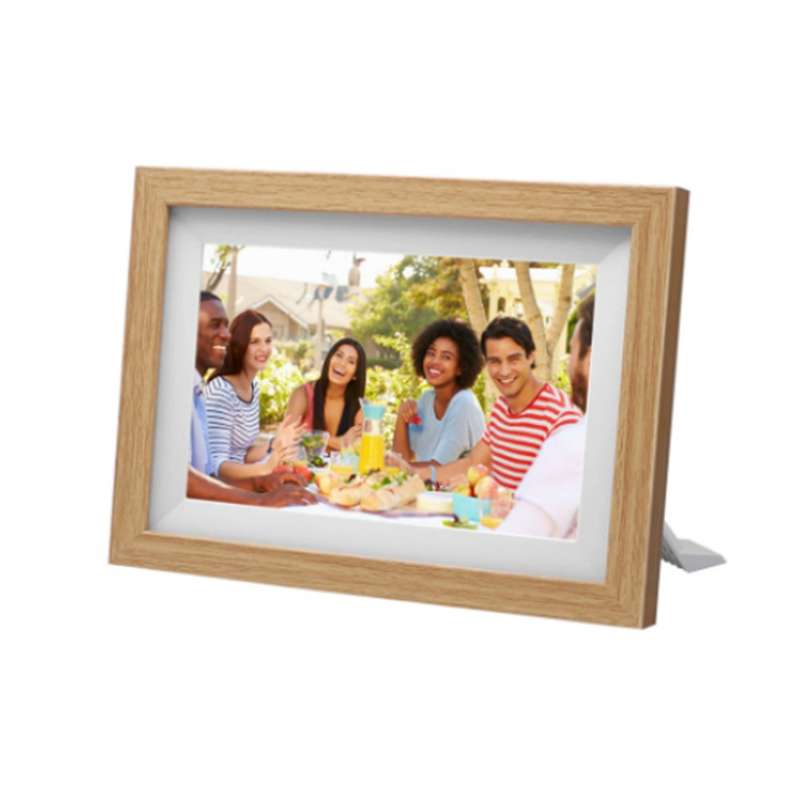 Digital Photo Frame With Frameo 16GB 15.6-Inch - Wood