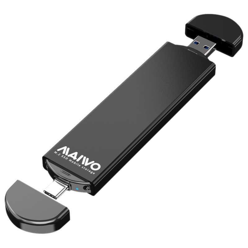 Maiwo M.2 SATA SSD Enclosure Dual (K1683L) - New - Damaged Packaging