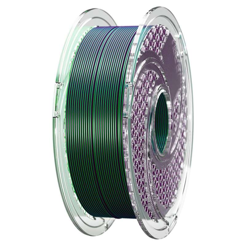 SA Filament PLA+ Silk Dual Filament Mystic Forest  Indigo Purple & Dark Green