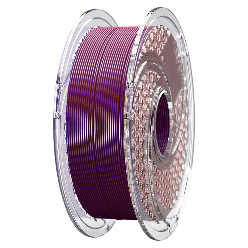 SA Filament PLA+ Silk Dual Filament Crimson Eclipse  Indigo Purple & Merlot