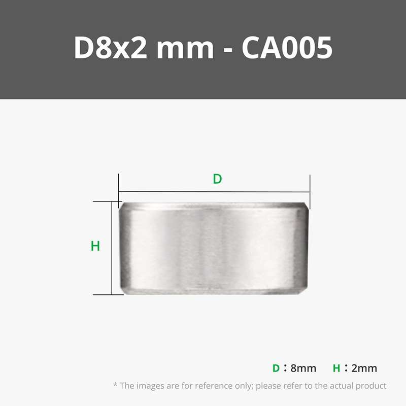 D8x2mm Round Magnet - 20 pcs