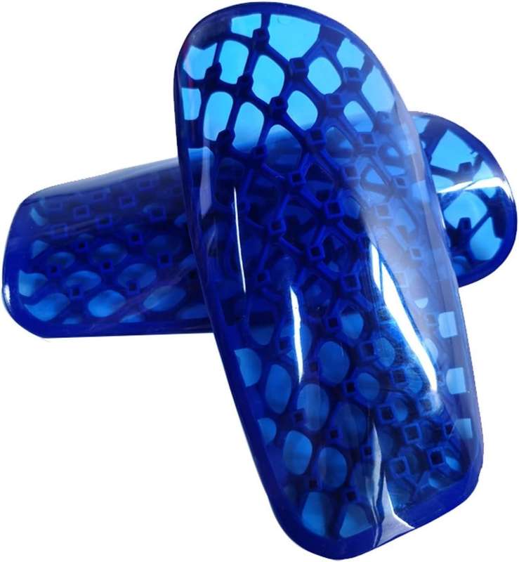 Evo Charge Junior & Adult Shin Guards - Available in Various Colours Blue Large