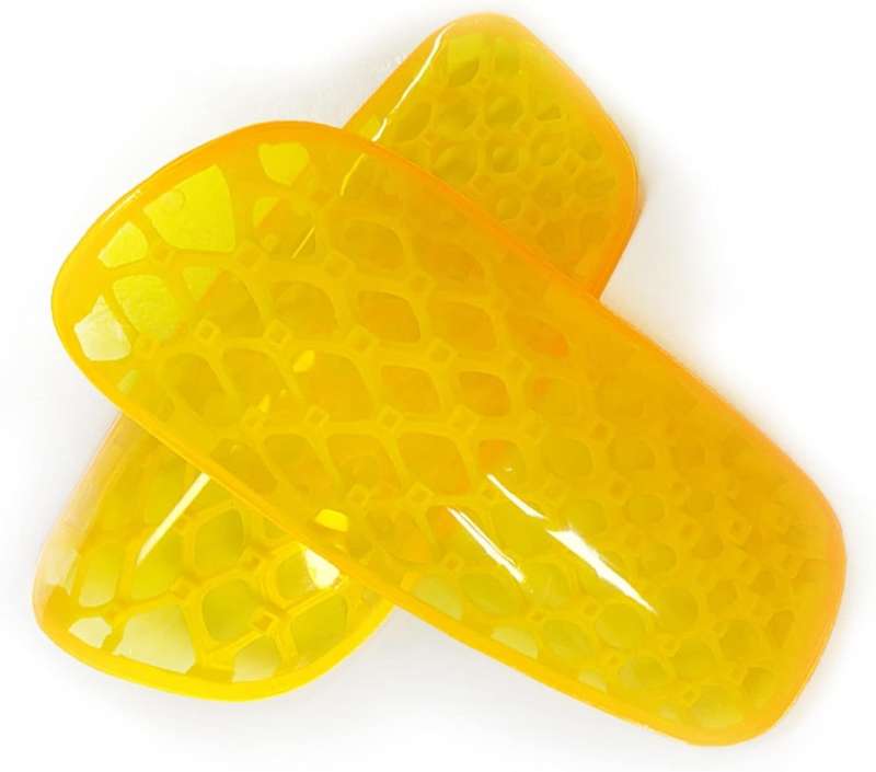 Evo Charge Junior & Adult Shin Guards - Available in Various Colours Yellow Large