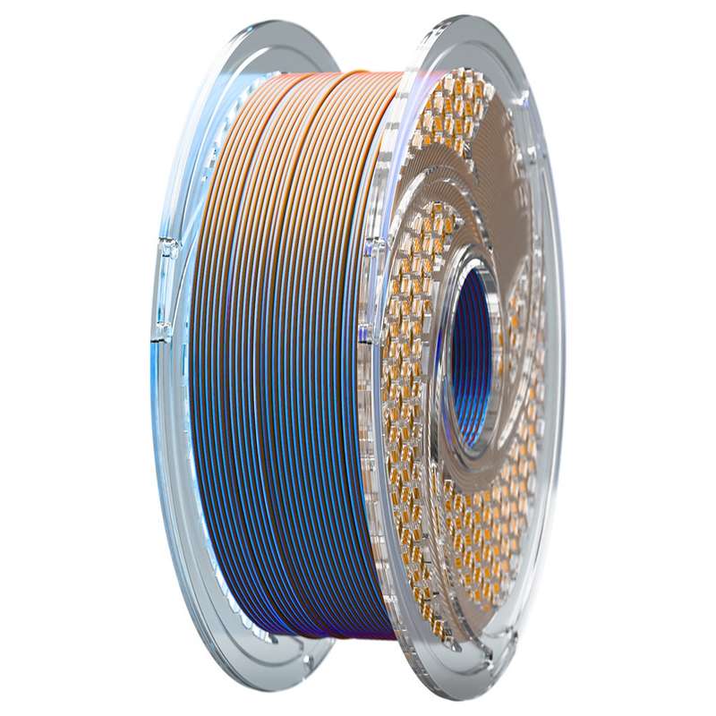 SA Filament PLA+ Silk Dual Filament Tropical Sunset - Orange & Sky Blue