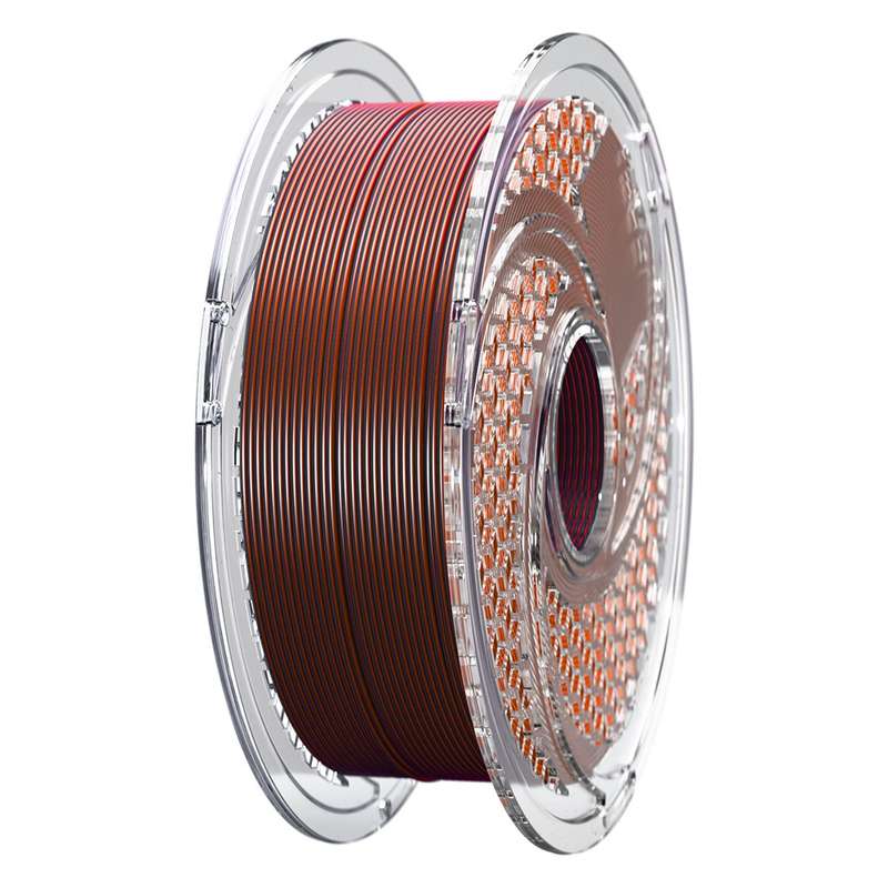 SA Filament PLA+ Silk Dual Filament Smokey Wine - Merlot & Gun Metal