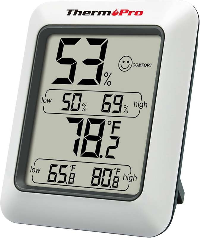 ThermoPro TP50 Digital Indoor Thermometer Hygrometer -  Humidity Gauge with Temperature Monitor