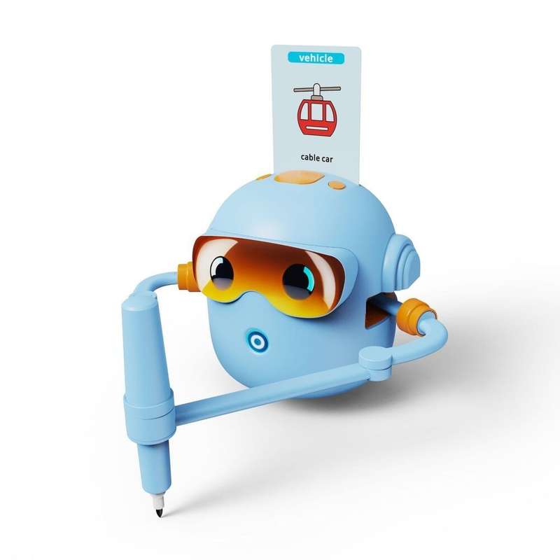 Interactive Smart Drawing Robot for Kids Light Blue