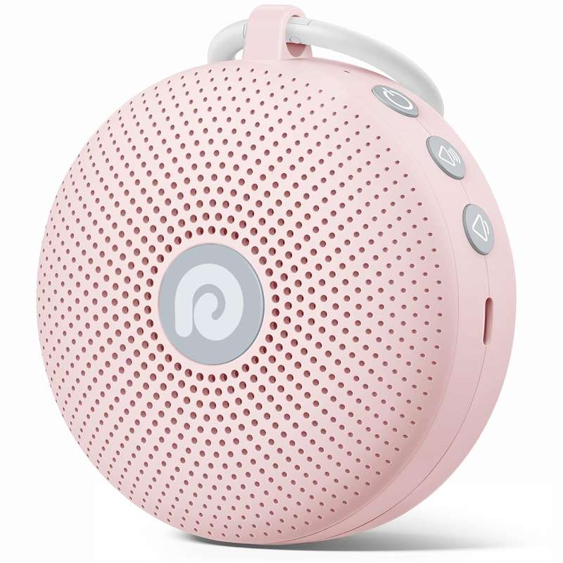 Dreamegg Sound Machine - Portable White Noise Machine - Available in Various Colours Light Pink
