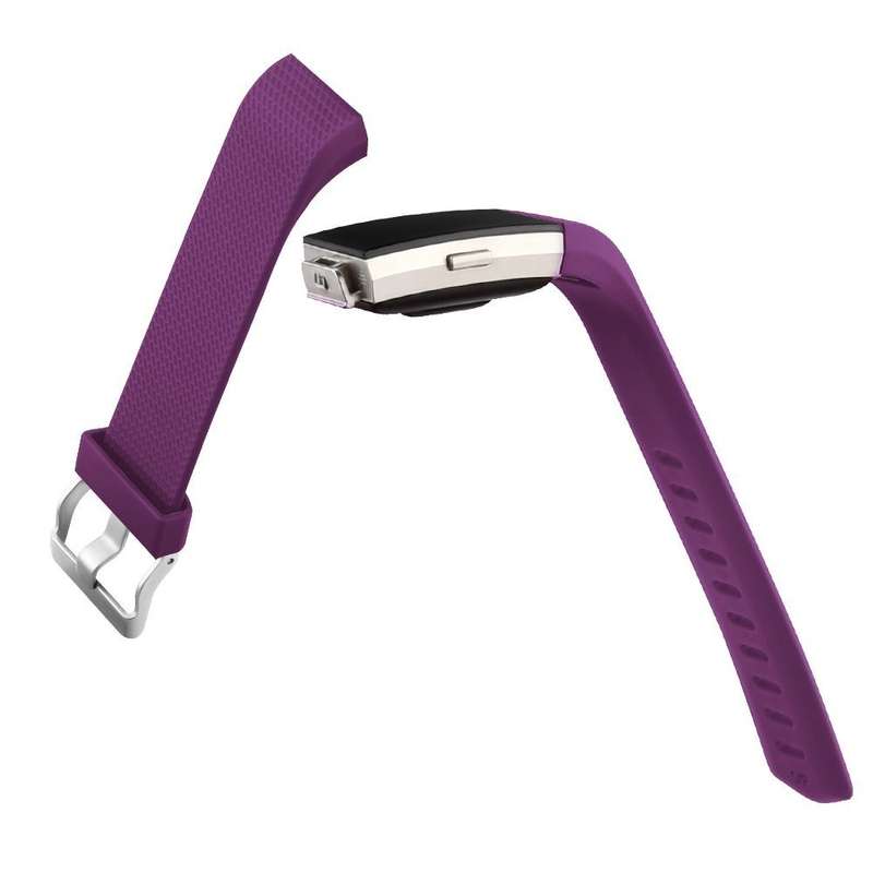 Fitbit Charge 2 Band - Adjustable Replacement Strap - PLUM, Large