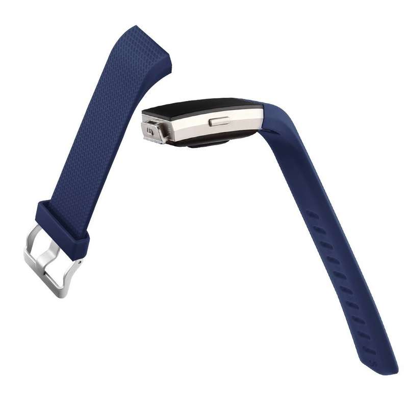 Fitbit Charge 2 Band - Adjustable Replacement Strap - BLUE (Large)