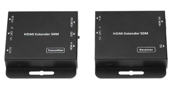 HDCVT HDMI Extender 50m slim with IR POE - HDCVT