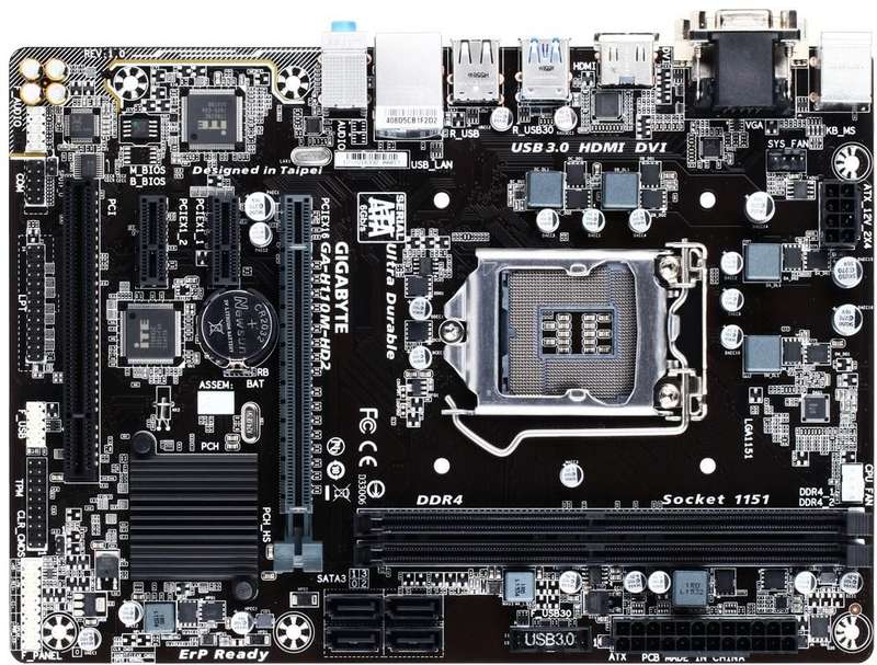Gigabyte H110M-HD2 ddr4