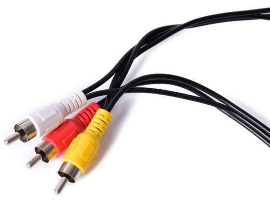 3 RCA Male To 6 RCA Female Splitter AV Cable