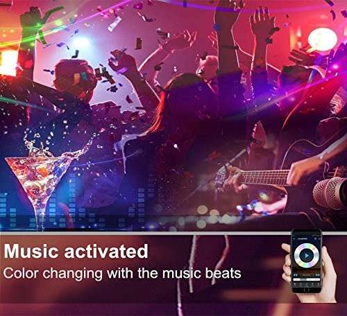 10m RGB Wifi Smart LED Strip Light kit with DC12V Power Supply - alexa/google home enabled - 0.75kg
