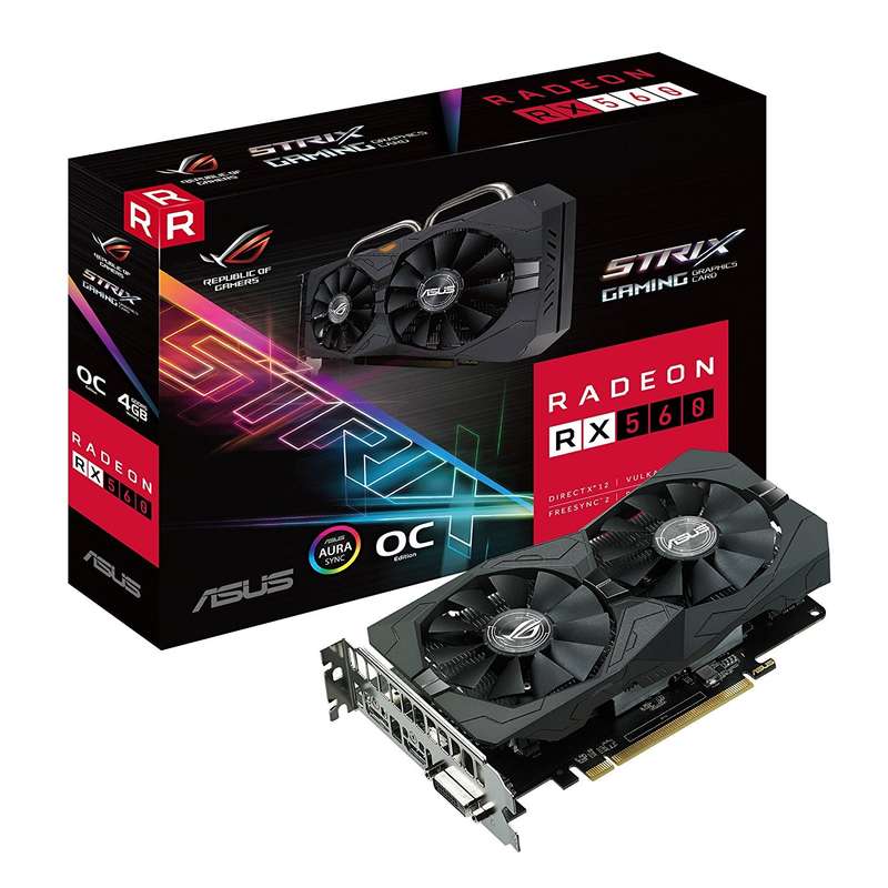 ASUS RX560-O4G-EVO -Gaming Graphic Cards - Asus