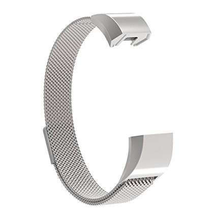 FITBIT ALTA Milanese Loop Watch Strap-Silver
