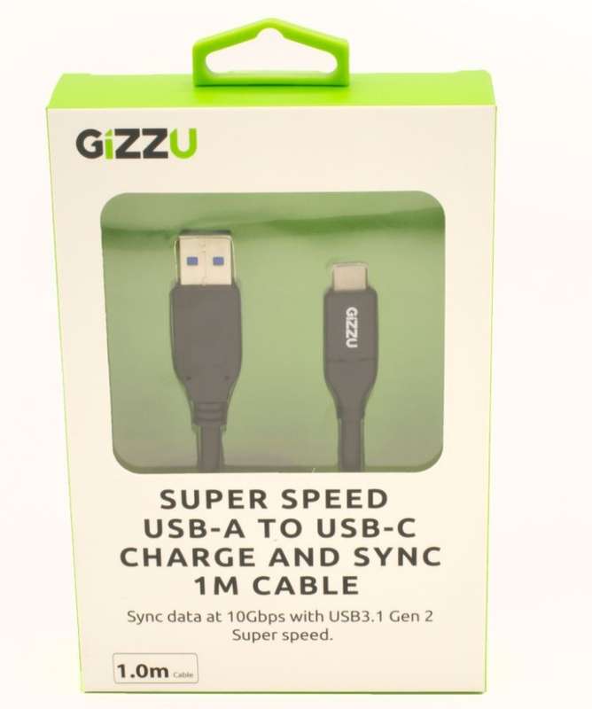 GIZZU GCU31AUC1MB 1m USB 3.1 Cable (Type A - Type C)
