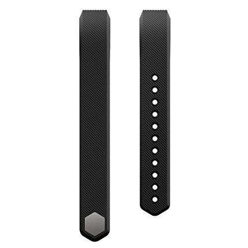 Fitbit Alta Silicon Band - Adjustable Replacement Strap - Black Large