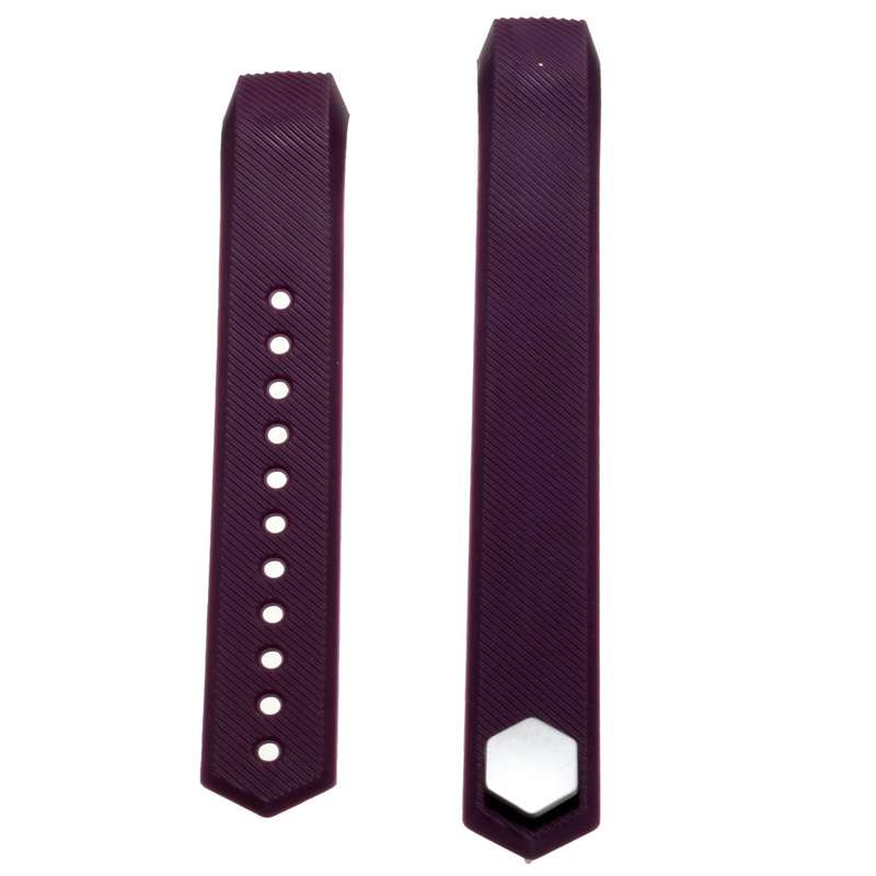 Fitbit Alta Silicon Band - Adjustable Replacement Strap - Purple Small