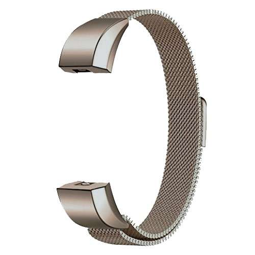 FITBIT ALTA Milanese Loop Watch Strap-White Gold