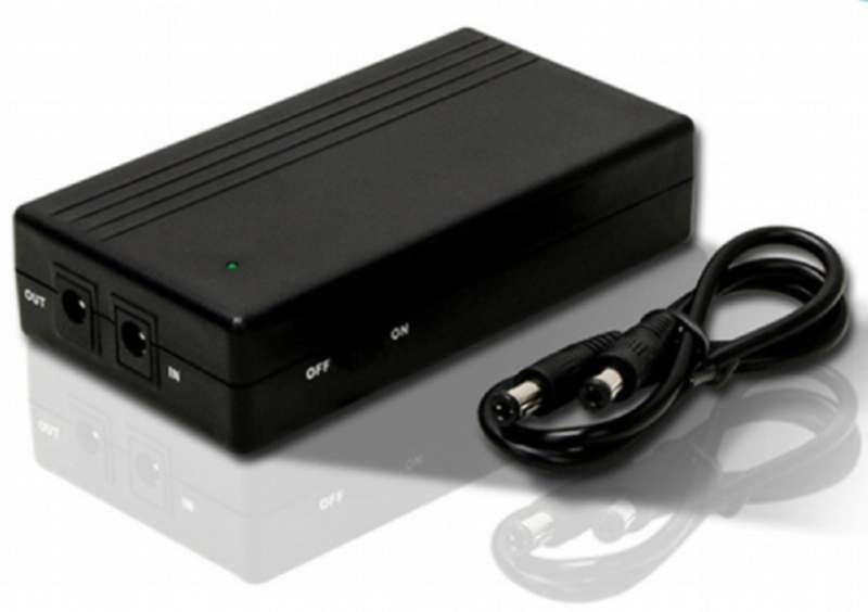 Mini UPS 12V 2A (3700mAh) Backup Battery Power Bank Supply - B315, B618, CCTV, Router - Yes