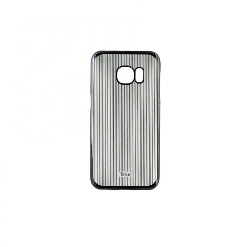 Tellur Hard Case Cover Vertical Stripes for Samsung S7 Edge, Black
