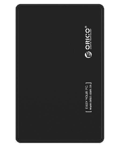 Orico 2588US-V1-BK-PRO 2.5" USB2.0 External HDD Enclosure- Black - Orico