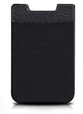 Credit Card Ultra-slim Self Adhesive Holder for Cellphones - Black