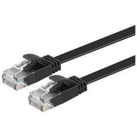 25M CAT6 MOULDED FLYLEAD - BLACK
