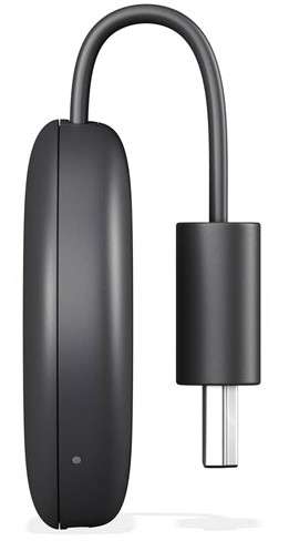 Google Chromecast HDMI Wireless Video Streaming Media Player (3rd Gen) Black - 0.22kg