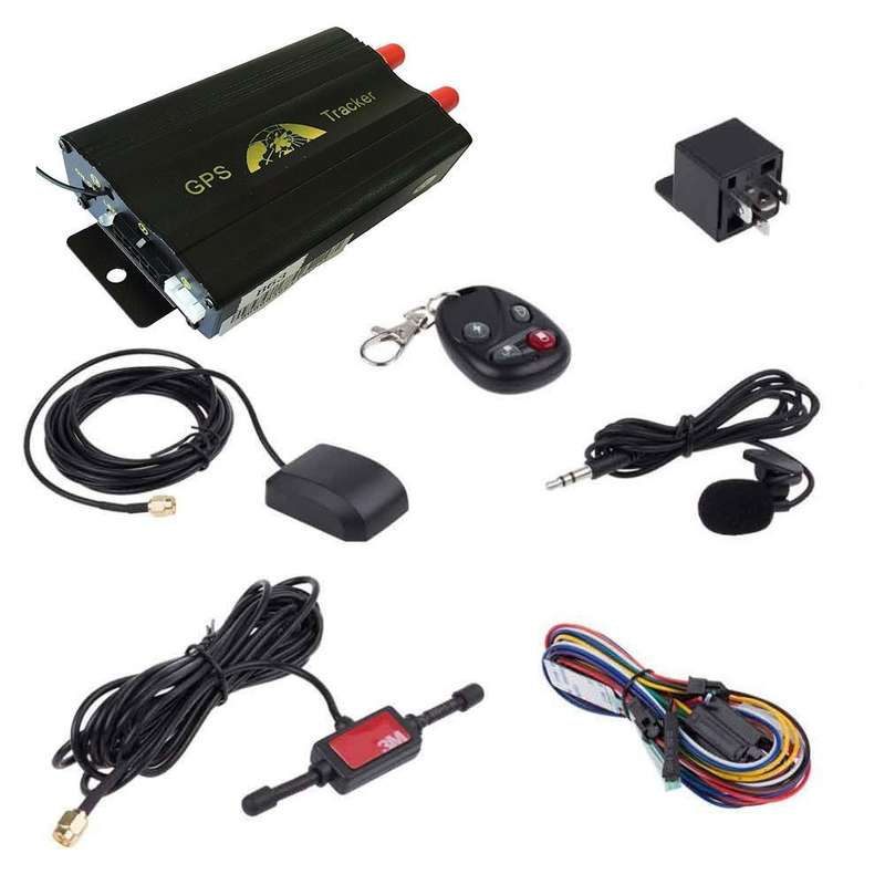 GSM GPS Tracker with Remote Control and free PC Software Google Maps link for real time tracking -